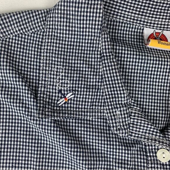 Warner Bros. women's 1x 14 16  Looney Tunes vintage Checkered Shirt Tweety bird - Picture 4 of 10